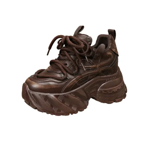 Forest Princess визуально увеличивает рост Низкий топ Толстая подошва Кроссовки Женские