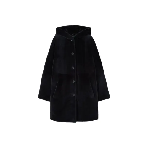 Loro Piana Морской синий Женские меховые изделия