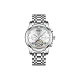 Натуральный белый, циферблат, стальной браслет, стиль