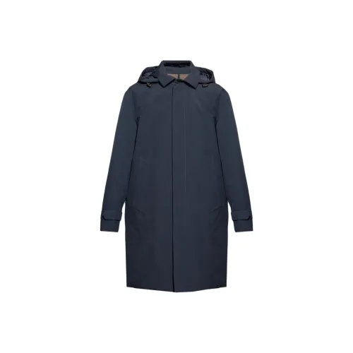 Moncler Синий Мужской Пальто