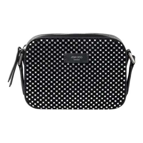 Jimmy Choo Сумка Camera из смешанного материала плечо маленькая мужская черная