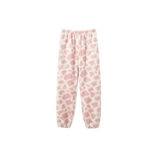 MADALLO Персиково-розовые Женские Пижамные Штаны