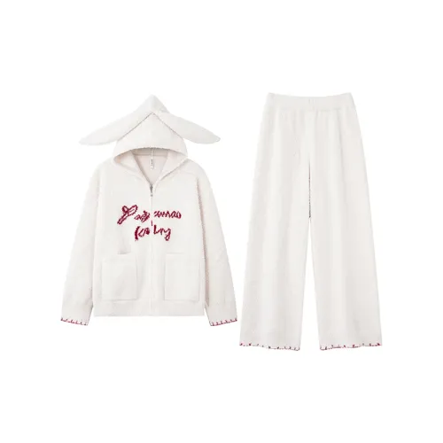 MIOJUER Белый Женский Пижамный Комплект