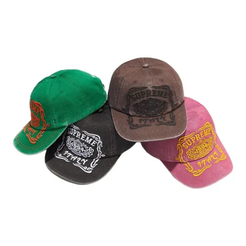 Supreme Кепки Унисекс Зеленый Черный Розовый Коричневый