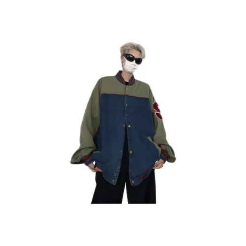 YUNPO Синий Унисекс Куртки