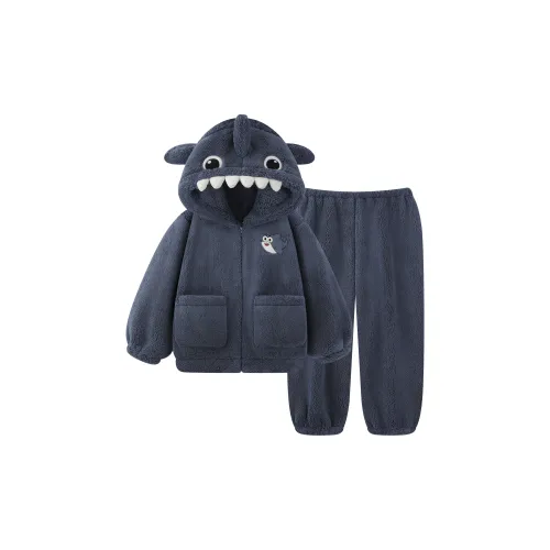 O'MESIK Темно-синий Синий Мужской Пижамный Комплект