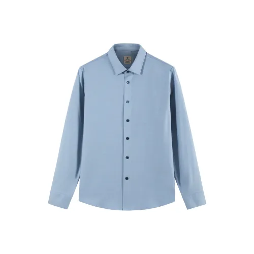 DIDIBOY Джинсовый синий Мужские рубашки