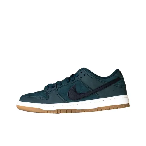 Nike Dunk SB Low Топ Скейтборд Кроссовки Мужские Темно-зеленые