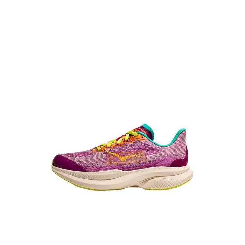 HOKA ONE ONE MACH 6 Поддержка Низкий Топ Беговые кроссовки Розовый Детский