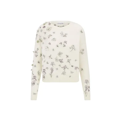 DIOR Белые Женские Свитера