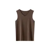 Верблюжий цвет, V-образный вырез