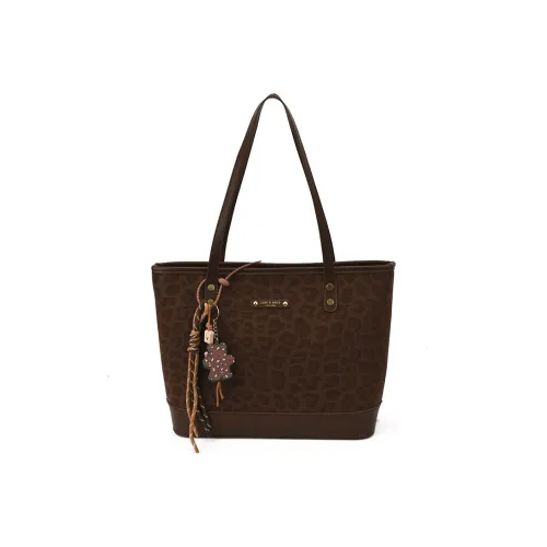 ZKHE ПУ (полиуретан) Сумка через плечо Стандартная Подростки Кофейный Коричневый Черный