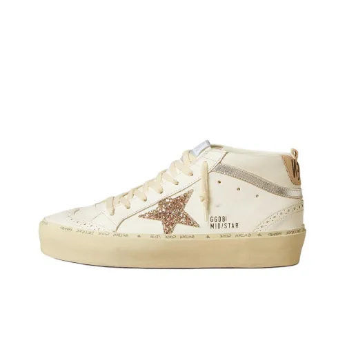 Golden Goose Mid Star High Топ Скейтборд Кроссовки Женские Белые