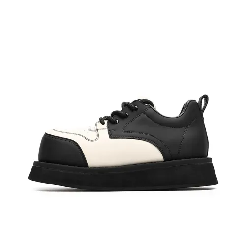 OUBT Мода Chunky Derby Обувь Удобная и Универсальная Повседневная Кожаная Обувь Мужская