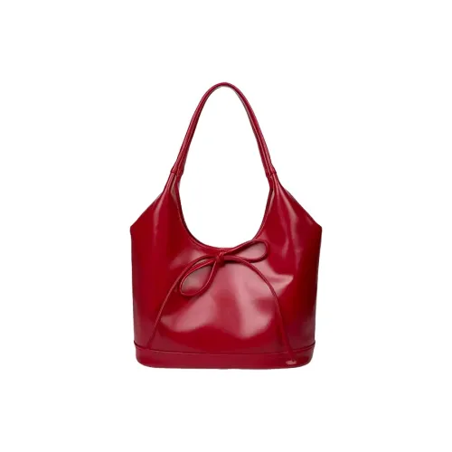 Juju Jimmy ПУ (полиуретан) Сумка через плечо Стандартная Женская Красная