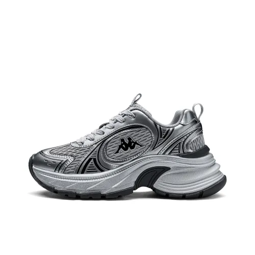 KAPPA Спина к Спине Устойчивые к истиранию Низкий Топ Толстая подошва Кроссовки Женские