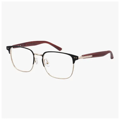 MUJOSH Металлические квадратные очки с диоптриями унисекс