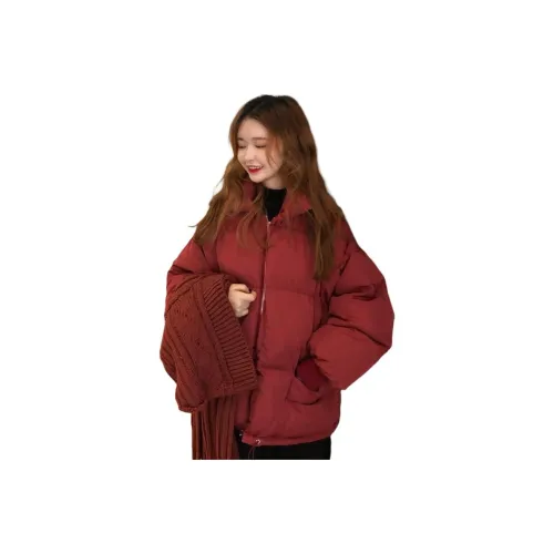 REIUW Красный Женский Пуховик