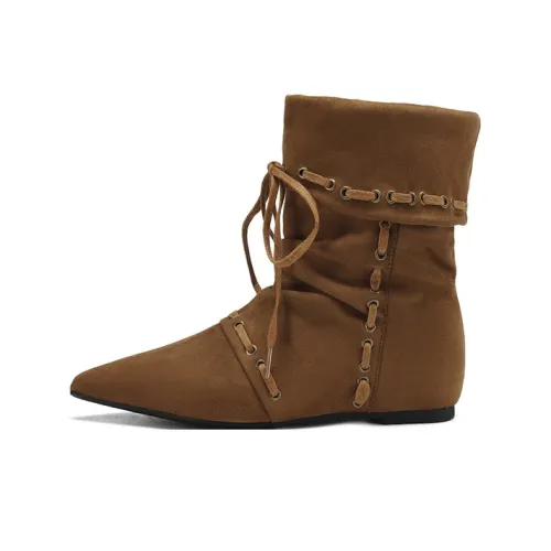 FIVE PLUS Колено Высокие сапоги 1см Женские