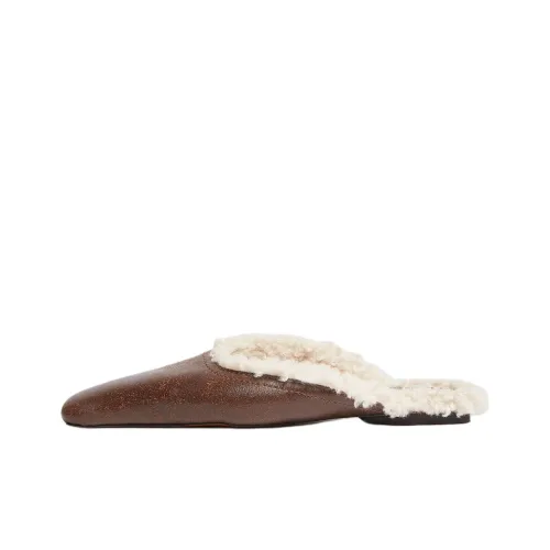 Stella McCartney Домашние тапочки Женские Кофе