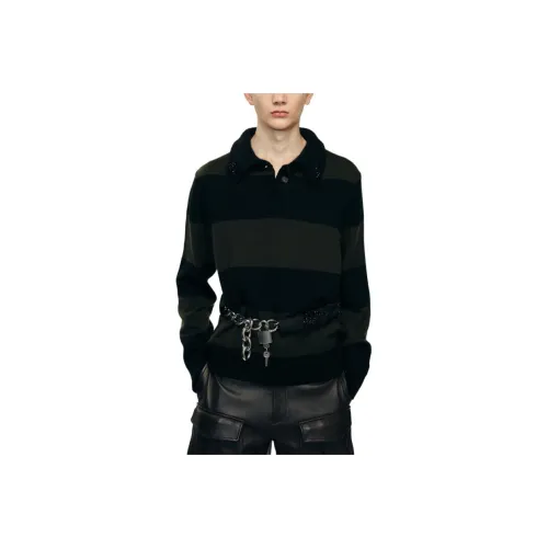 SIMONE ROCHA Хаки Черный Чернильно-черный Трикотаж для мужчин