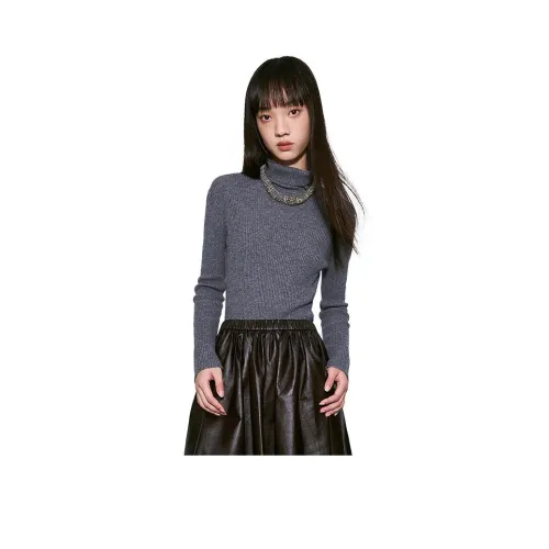 AIVEI Серый Женский Свитер