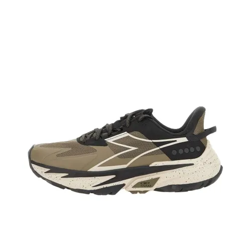 Diadora Heritage Low Топ Беговые кроссовки Женские Черный Зеленый