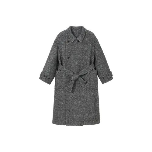 PSO Brand Фиолетовый Серый Унисекс Пальто