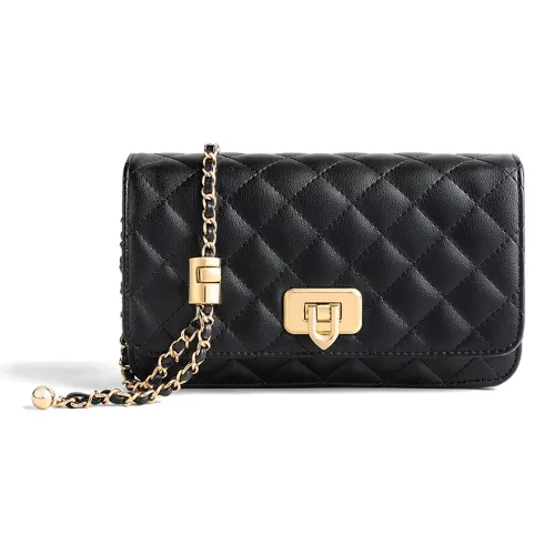 C°BANNER Спилок из коровьей кожи с синтетической кожей сумка на плечо средний размер женский черный