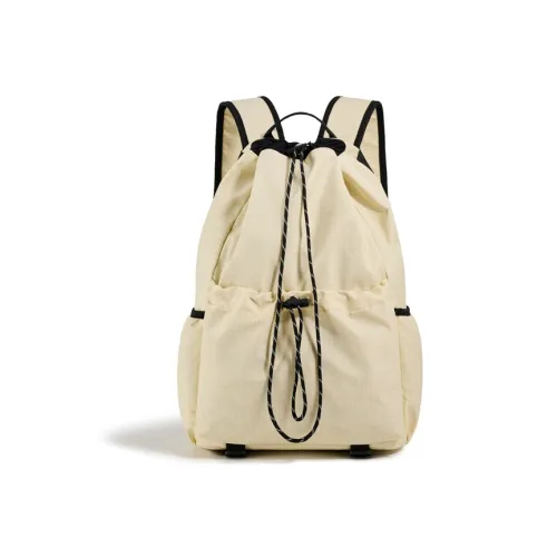 SUPEREDGE Ecru Unisex Backpacks SUPEREDGE Экрю Унисекс Рюкзаки