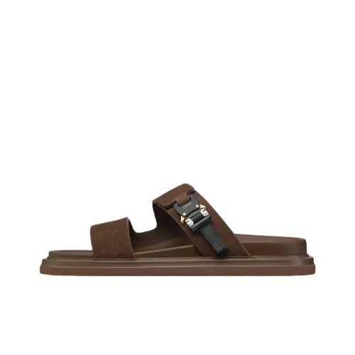 DIOR Противоскользящие шлепанцы Мужские Коричневые