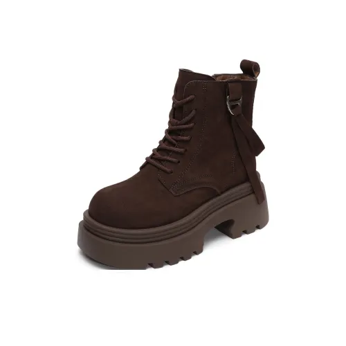 SENJIALUO 13cm Мартин Ботинок 6,5CM Женские