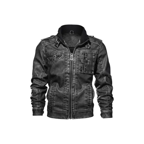 MG Унисекс Кожаные куртки