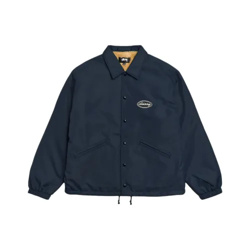 Stussy Праздник FW25 Праздник Коллекция Coaches Куртка Куртки Пальто Унисекс