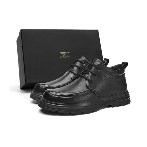 SEPTWOLVES Повседневные кожаные туфли для мужчин
