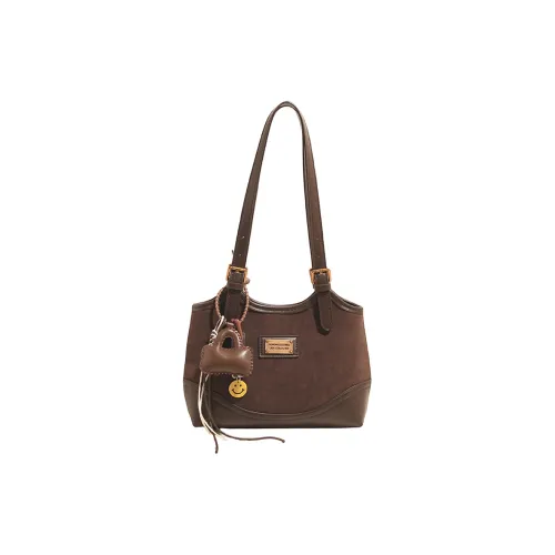 Champion Cub ПУ (полиуретан) Замша Сумка на плечо Женская Коричневый Хаки Черный Коричневый