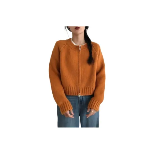Amyway Orange Sweater Women's Knitted Amyway Апельсиновый Свитер Женские Трикотаж