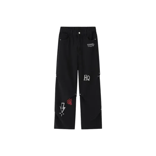 HUANQIU Унисекс Джинсы