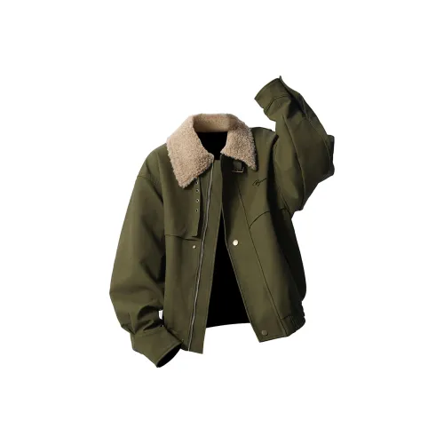 LOOX! Армейский зеленый унисекс куртки