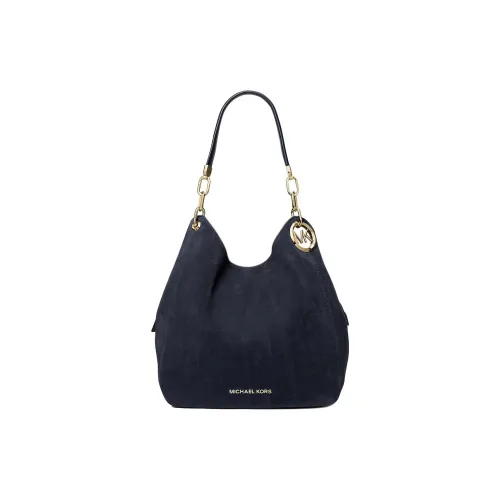 MICHAEL KORS MK Lillie Замшевая Сумка через плечо Женская Морской Синий