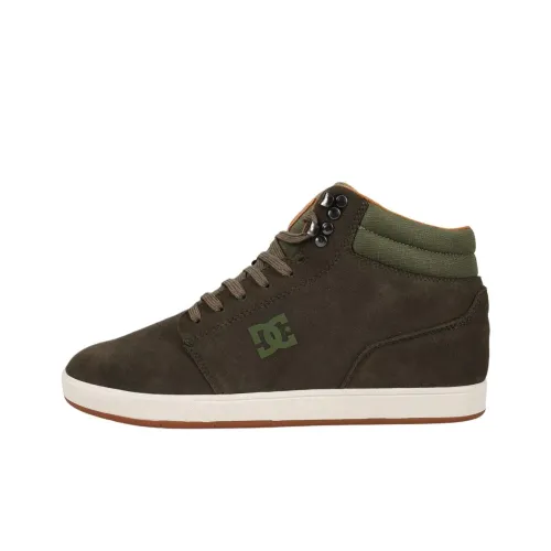 DC Shoes Crisis 2 Hi Wnt High Топ Скейтборд Кроссовки Мужские Оливковые