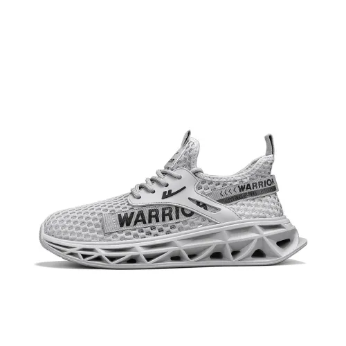 Warrior Slip-resistant Abrasion-resistant Breathable Supportive Balance Rebound Низкий верх Повседневная обувь Мужская Серый