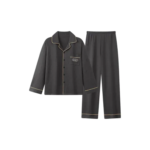 ЮЙЧЖАОЛИНЬ Pajama Комплект Осенний и Зимний Мужской