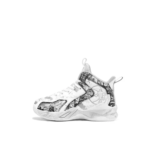 MUSHILANDI Амортизация устойчивость к истиранию дышащий противоскользящий высокий топ детские баскетбольные кроссовки для малышей