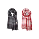 Чёрный Серый + Вишнёвый Красный