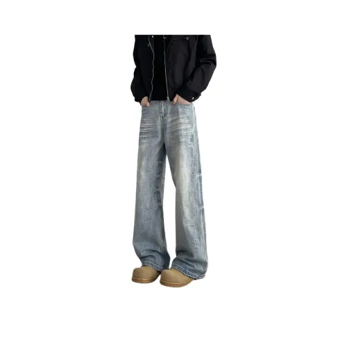 REBIRTHRABBIT Glacier Blue Men's Jeans
