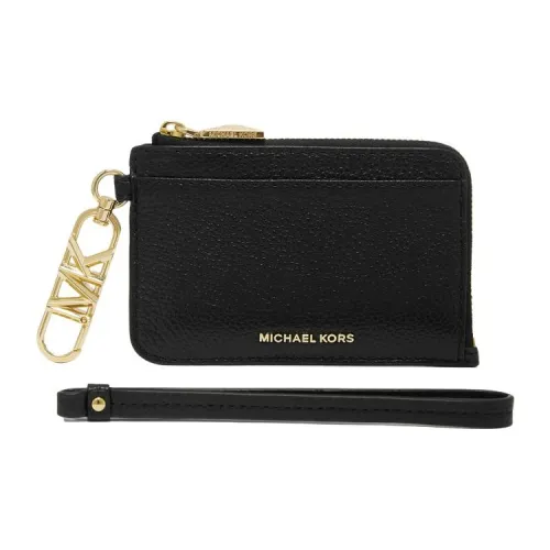 MICHAEL KORS Кожа Клатч Держатель для карт Монетница Женская Черный