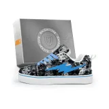 Черно-синий