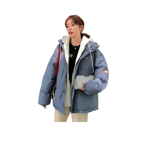 GUOZHEN Haze Синий [Mock Два предмета] Женские пуховики