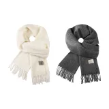 Молочно-белый + Темно-серый